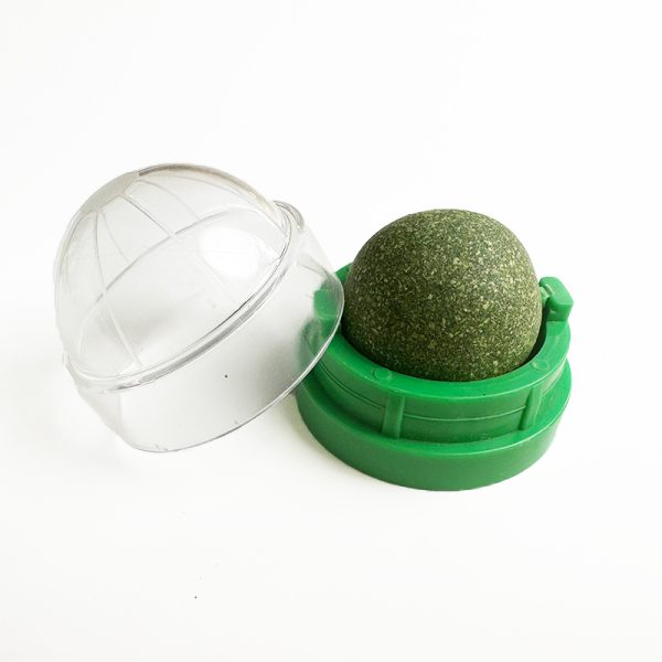 Catnip spin toy