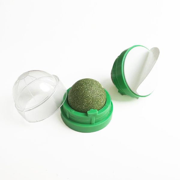 Catnip spin toy